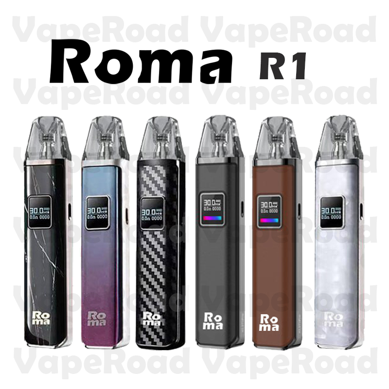 【Roma】R1 通用小蠻牛OXVA｜VAVO煙彈 自動偵測調瓦 可調進氣【主機-皮革黑】（原價：1000）