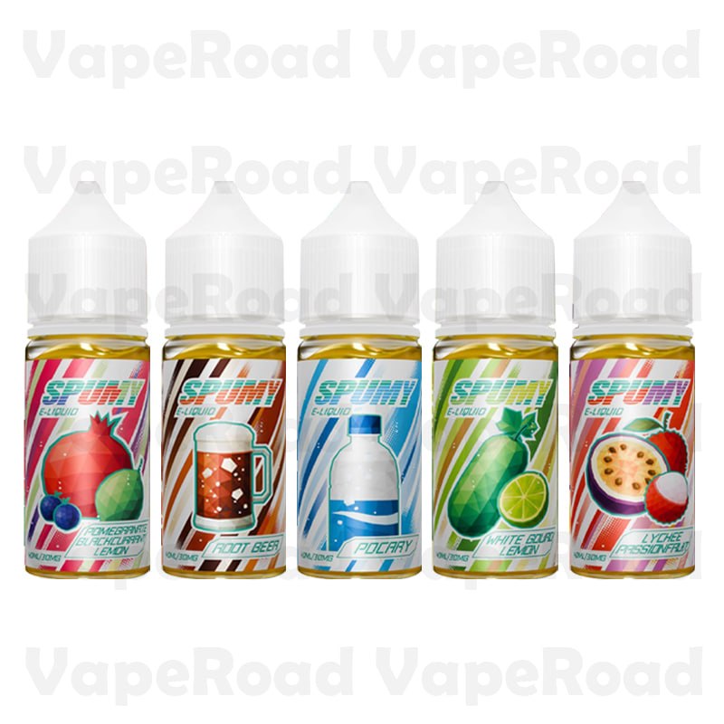 SPUMY 夏日系列煙油 (40ml)｜升級大容量、極致還原：沙士 / 冬瓜 / 寶礦 / 白葡萄 / 芭樂 (30) 